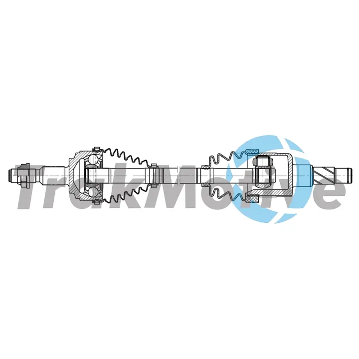 TRAKMOTIVE FORD Напіввісь передня права FOCUS IV (HN) 1.0 EcoBoost mHEV Flex 22- Trakmotive/Surtrack 302610 (фото 1)