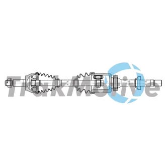 TRAKMOTIVE LAND ROVER Напіввісь передня права (9 ст. АКП) DISCOVERY SPORT (L550) 2.2 D 4x4 14- Trakmotive/Surtrack 302621