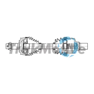 TRAKMOTIVE OPEL Напіввісь передн. ліва CORSA F (P2JO) 1.2 (68) 19- Trakmotive/Surtrack 302648