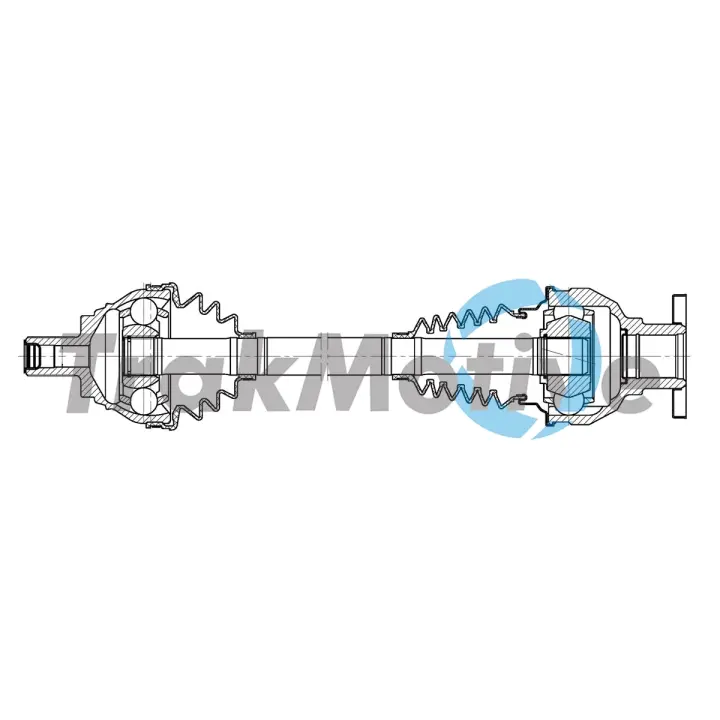 TRAKMOTIVE VW Напіввісь передня ліва TIGUAN (AD1, AX1) 2.0 TDI 4motion 16-24 Trakmotive/Surtrack 302680 (фото 1)