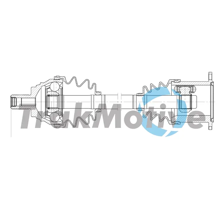 TRAKMOTIVE AUDI Напіввісь передн. лів. A3 (8V1, 8VK) 2.0 TDI 13-16, SEAT LEON 2.0 TDI 12-20, SKODA OCTAVIA III 2.0 TDI 12-20, VW GOLF VII 2.0 GTD 13-20 Trakmotive/Surtrack 302685 (фото 1)