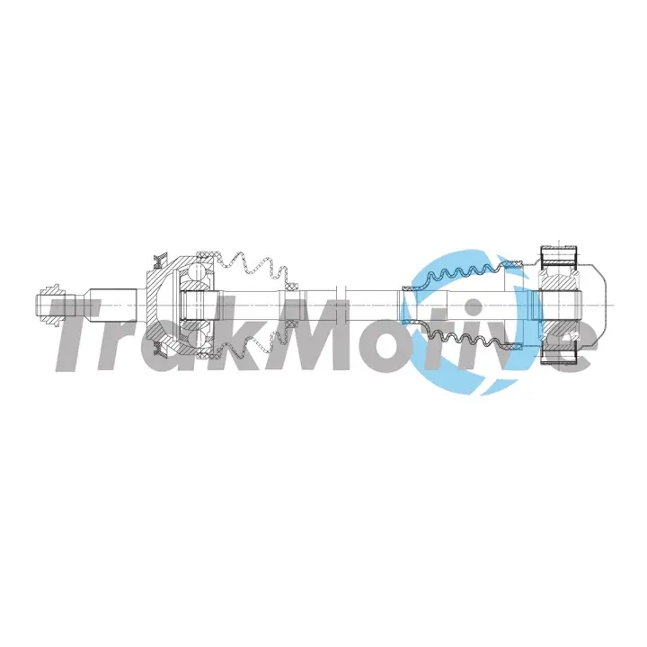 TRAKMOTIVE VW Напіввісь передня ліва TRANSPORTER T6 2.0 TDI 16-19 Trakmotive/Surtrack 302941 (фото 1)