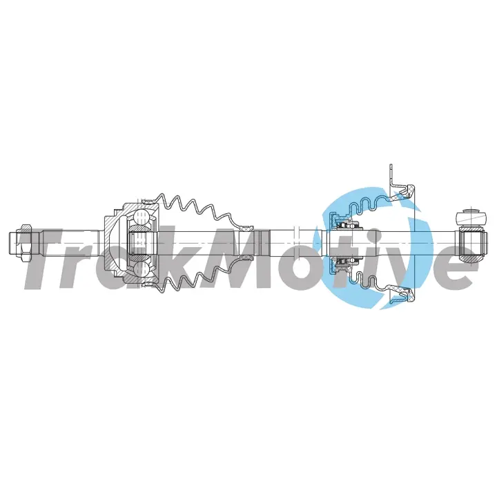 TRAKMOTIVE MITSUBISHI Напіввісь передн. лів. SPACE STAR (DG_A) 1.6 16V 01-04 Trakmotive/Surtrack 302952 (фото 1)