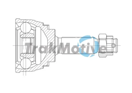TRAKMOTIVE HYUNDAI К-кт ШРКШ 25/30 зуб. LANTRA II (J-2) 1.5 12V 96-00, MITSUBISHI LANCER V Station Wagon 1.6 16V 92-03 Trakmotive/Surtrack 400649