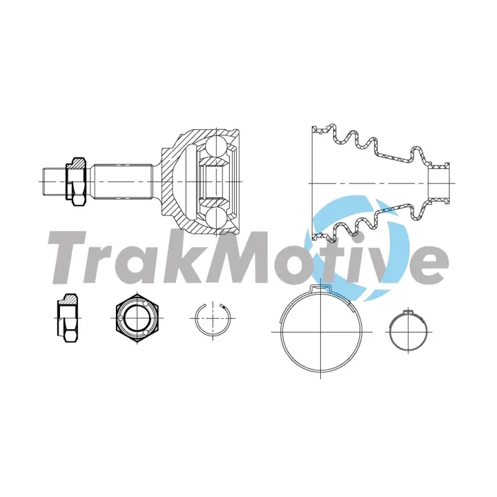 TRAKMOTIVE DACIA К-кт ШРКШ LOGAN II 1.5 dCi 13- Trakmotive/Surtrack 400939 (фото 1)