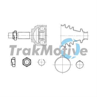 TRAKMOTIVE DACIA К-кт ШРКШ LOGAN II 1.5 dCi 13- Trakmotive/Surtrack 400939