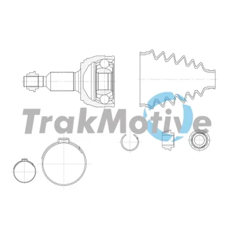 TRAKMOTIVE VW К-кт ШРКШ CADDY III 1.2 TSI 10-15 Trakmotive/Surtrack 400975
