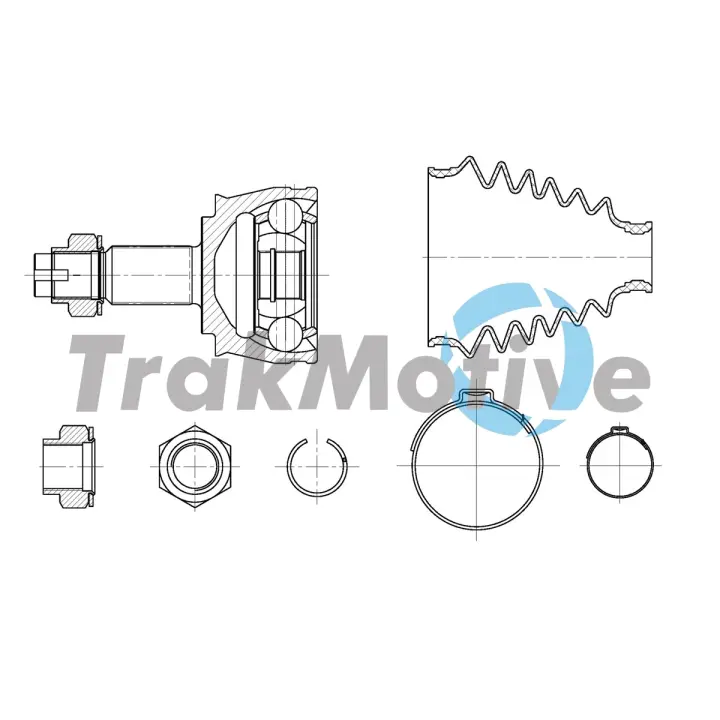 TRAKMOTIVE JEEP К-кт ШРКШ RENEGADE VAN (BU, B1) 1.4 14- Trakmotive/Surtrack 400979 (фото 1)