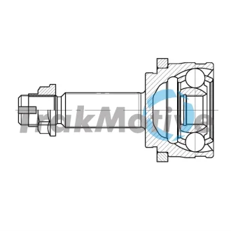 TRAKMOTIVE KIA ШРКШ зовнішній к-кт Rio 1,25 11-, HYUNDAI GETZ (TB) 1.1 02-05 Trakmotive/Surtrack 401006