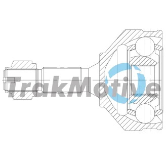 TRAKMOTIVE CITROEN шркш зовнішній к-кт 21/34 зуб. C2 (JM_) 1.6 HDi 05-09, C3 II (SC_) 1.6 HDi 09-16, DS3 1.6 THP 155 10-15, PEUGEOT 1007 1.6 HDi 07-, 208 I 1.6 HDi 16- Trakmotive/Surtrack 401009