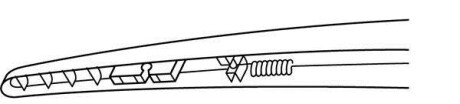 Щетка стеклоочистителя каркасная задняя 180mm (7\'\') ExactFit Rear Citroen C4 (LC), DS3, DS4 (EX180B) Trico EX180