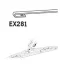 Щетка стеклоочистителя каркасная задняя 280mm (11\'\') ExactFit Rear Cadillac CTS, Ford Fiesta IV,V, Mondeo III (B) TRICO Trico EX281 (фото 3)