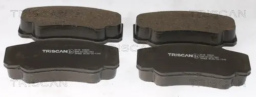 Колодки гальмівні задні TRISCAN 811010533 (фото 1)