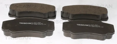 Колодки гальмівні задні TRISCAN 811010533