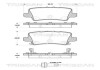 Колодки гальмівні задні TRISCAN 811040012 (фото 1)