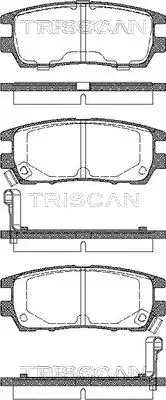 Колодки гальмівні задні TRISCAN 811042003 (фото 1)