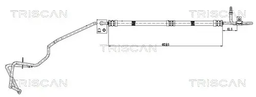 FORD Гідравлічний шланг ГУР TRANSIT 06- TRISCAN 851616001 (фото 1)