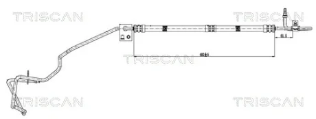 FORD Гідравлічний шланг ГУР TRANSIT 06- TRISCAN 851616001