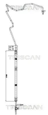 FORD Гідравлічний шланг ГУР TOURNEO CUSTOM V362 15- TRISCAN 851616004 (фото 1)