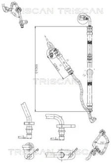 Патрубок TRISCAN 851623001