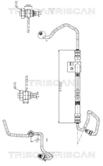 Патрубок TRISCAN 851624003