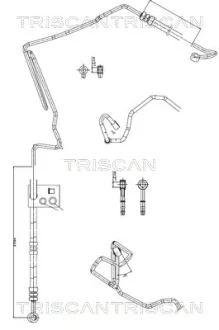 Патрубок TRISCAN 851629006