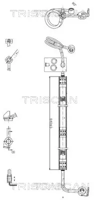 Патрубок TRISCAN 851629039 (фото 1)