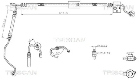 Автодеталь TRISCAN 851643008