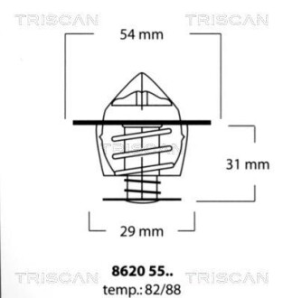 Термостат TRISCAN 86205582 (фото 1)