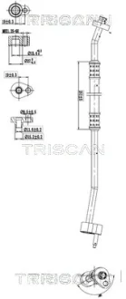 Патрубок TRISCAN 901016005
