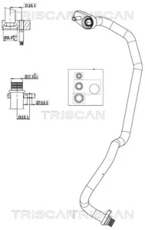 Патрубок TRISCAN 901016016