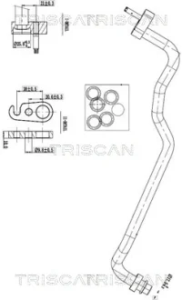 Патрубок TRISCAN 901016018