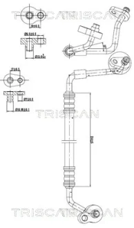 Патрубок TRISCAN 901016040