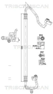 Патрубок TRISCAN 901016043