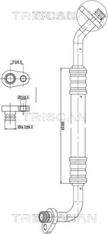 Патрубок TRISCAN 901028002