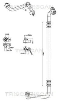 Патрубок TRISCAN 901029026