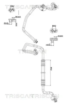 Патрубок TRISCAN 901029027