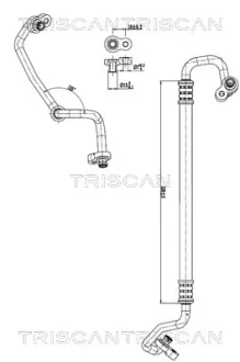 Патрубок TRISCAN 901043004