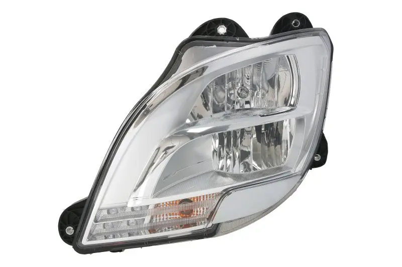 Фара лів (H1/LED/PY21W, ручн, без мотора, включає денні ходові вогні, колір відбивача: хром, колір повороту: прозор) DAF CF, XF 106 10.12- TRUCKLIGHT HLDA006L (фото 1)