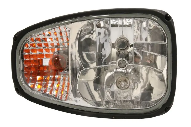 Фара Прав (H1/H7/PY21/T4W, верхнє кріплення, колір повороту: прозор) JCB 3, 4 TRUCKLIGHT HLJC001R (фото 1)