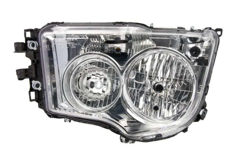 Фара Лів (H1/H21W/H7/PY21W/W5W, ручн, без мотора, включає денні ходові вогні, колір відбивача: хром, колір повороту: прозор) MERCEDES ANTOS, AROCS 07.12- TRUCKLIGHT HLME015L (фото 1)