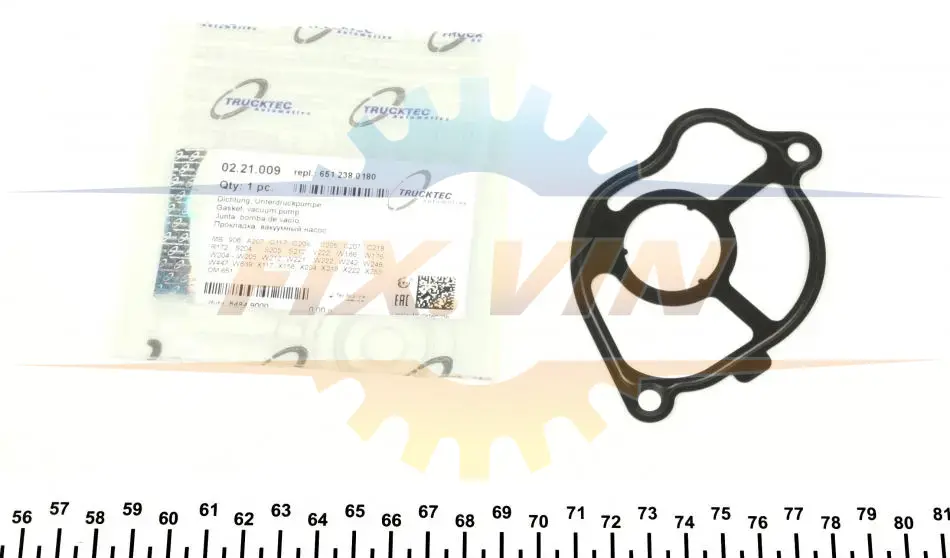 Прокладка насосу вакуумного MB Sprinter (OM651) 09- AUTOMOTIVE TRUCKTEC 02.21.009 (фото 1)