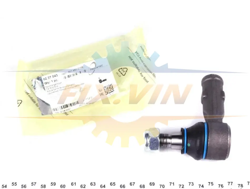 Наконечник тяги рульової MB Sprinter/VW LT 96-06 AUTOMOTIVE TRUCKTEC 02.37.043 (фото 1)