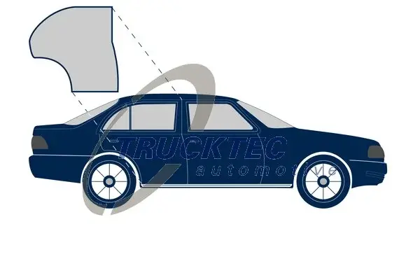 Резинка уплотняющая передней двери TRUCKTEC 02.53.040 (фото 1)