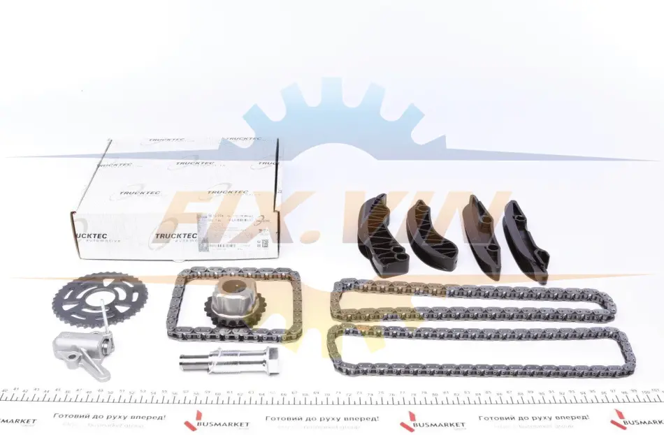 Комплект ланцюга ГРМ BMW 3 (F34)/X1 (F48)/X4 (F98) 1.5D/1.6D/2.0D 12- TRUCKTEC 08.12.074 (фото 1)