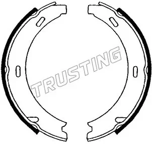 Комлект тормозных накладок TRUSTING 052121