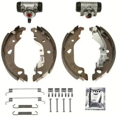 Тормозные колодки+цилиндры FIAT Punto II 1.2 99-12, Grande Punto 1.3D 05- TRW BK1744 (фото 1)