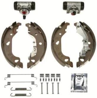 Тормозные колодки+цилиндры FIAT Punto II 1.2 99-12, Grande Punto 1.3D 05- TRW BK1744