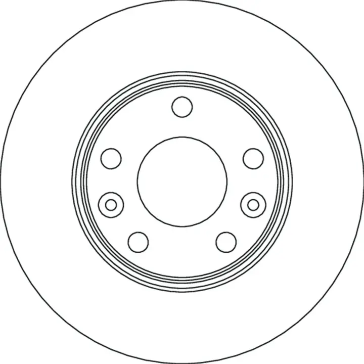 Диск гальмівний передн лів/прав DACIA DUSTER NISSAN JUKE, TERRANO, TOWNSTAR RENAULT ARKANA I, CAPTUR II, DUSTER, EXPRESS, FLUENCE, GRAND SCENIC III, KANGOO III, KAPTUR 1.0-Electric 10.07- TRW DF4637 (фото 1)