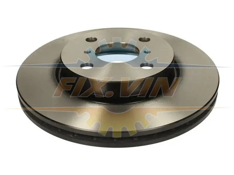 Диск гальмівний (1 шт.) DAIHATSU/TOYOTA Charade/Yaris \'\'F D=258mm \'\'02>> TRW DF4842 (фото 1)